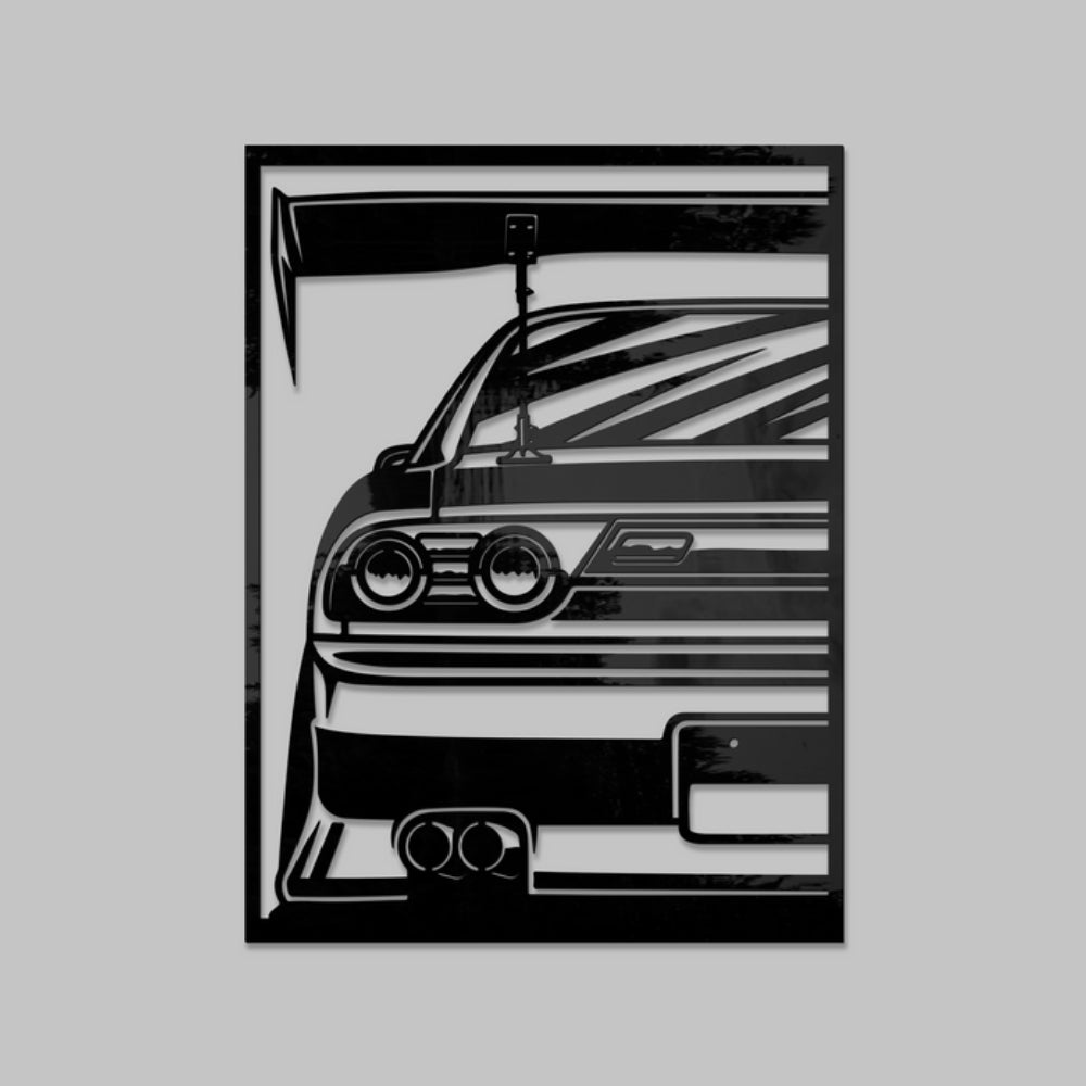 Nissan GTR Frame Metal Wall Art