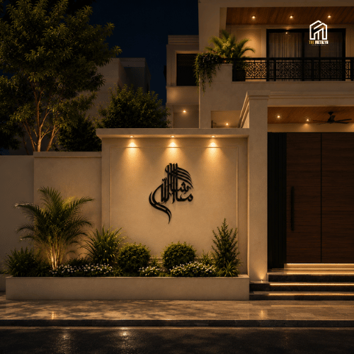 Mashallah Metal Wall Art – Arabic Calligraphy Islamic Home Decor